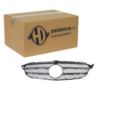 DIEDERICHS KÜHLERGRILL SCHWARZ-MATT passend für MERCEDES-BENZ C-KLASSE | 1673038