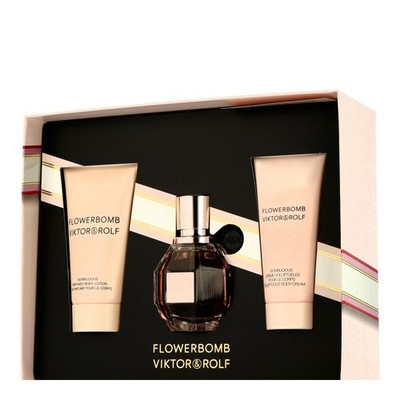 Viktor & Rolf Flowerbomb Set mit Bodylotion 30ml+50ml+40ml