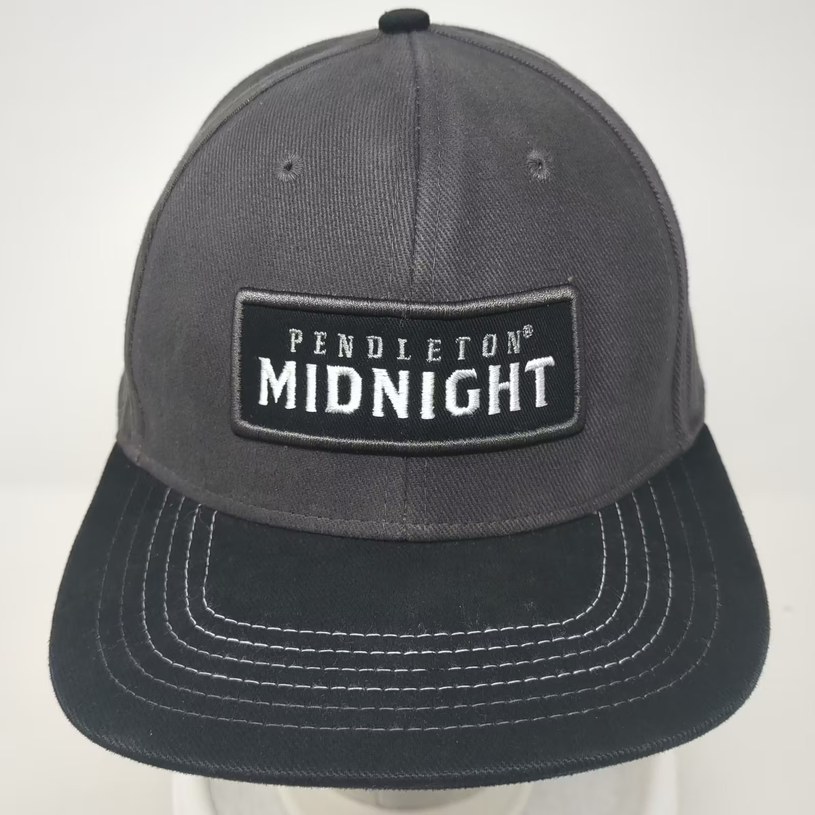 Pendleton Snapback Hat Gray Black OS Midnight Whi… - image 2
