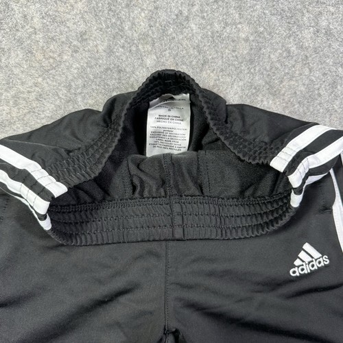 Adidas Stretch Waist Mid Rise Pocket Pull On Track Pants Youth/Boy's Sz 5 Black - Picture 5 of 17