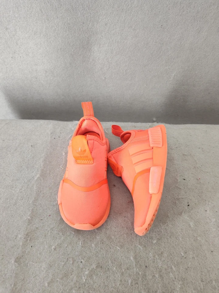 Adidas NMD 360 Niños Tenis 7K Naranja Sin Cordones Ortholite Fitfoam Zapatos Cómodos Foto 4 de 4