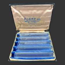 Vtg Lot of 5 Rouy Photometer By E. Leitz Precision Cells with Original Case USA