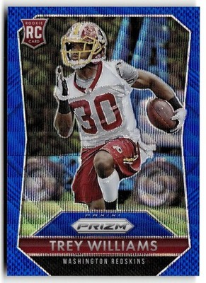 2015 Panini Prizm Blue Wave Trey Williams /150 #296