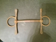 vintage/used full cheek Bit 5 in mullen mouth iron