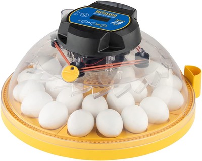 Brinsea Maxi 24 EX Egg Incubator with Automatic Humidity Control Yellow/Blue 