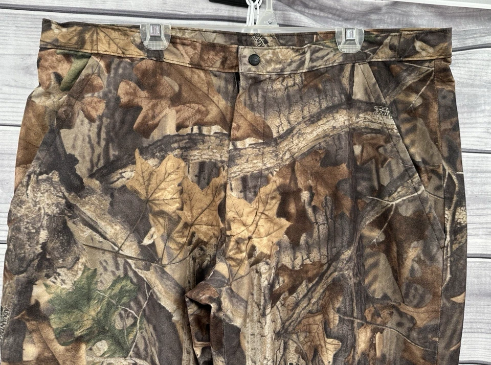 LL BEAN GORE-TEX HUNTING PANTS - ADVANTAGE TIMBER CAMO - MEN'S SIZE XL REG - Image 2 of 4