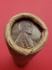 AU 1931-D LINCOLN WHEAT CENT 1915-D LINCOLN WHEAT PENNY COIN ROLL END BANKROLLED