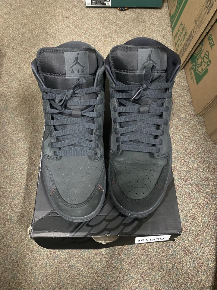 Nike Air Jordan 1 Mid SE Craft "Gris Humo Oscuro" Foto 3 de 4