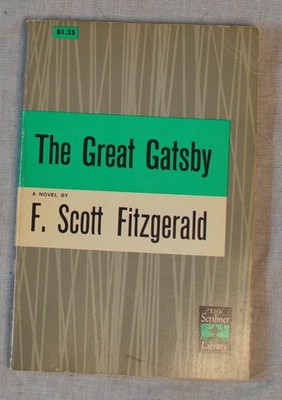 The Great Gatsby F Scott Fitzgerald Scribner Library 1953 VTG