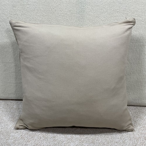 Pottery Barn Southwestern Tribal Kilim Pillow - Ivory Black Red Wool - 18” x 18” - Picture 6 of 9