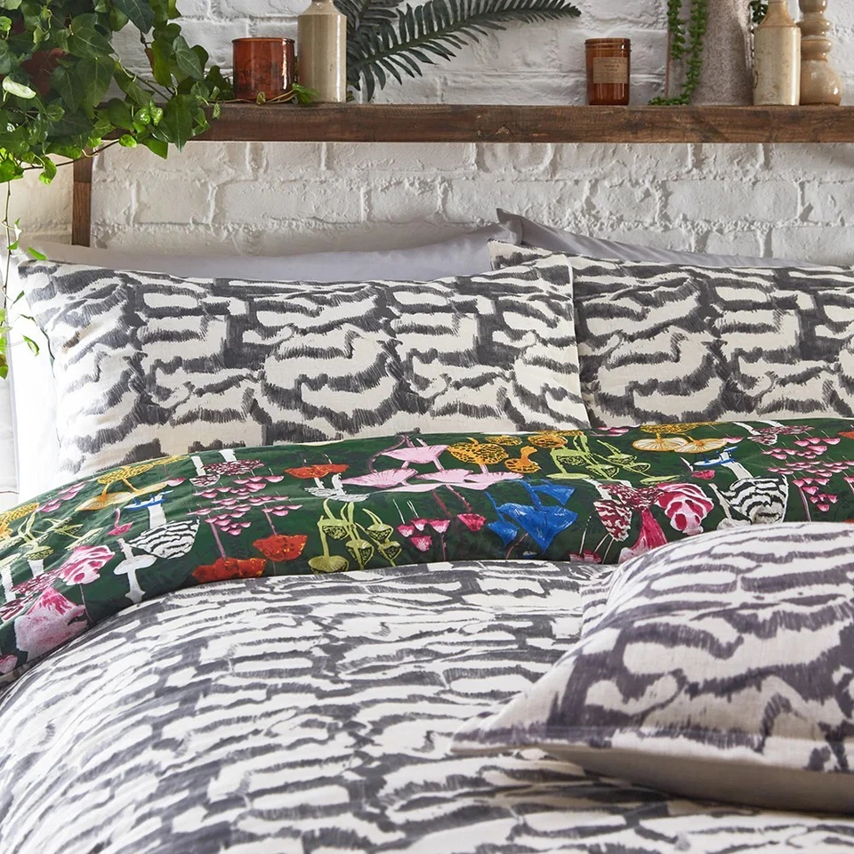 Juego de edredón Furn Amanita abstracto setas (RV3277) Foto 3 de 3