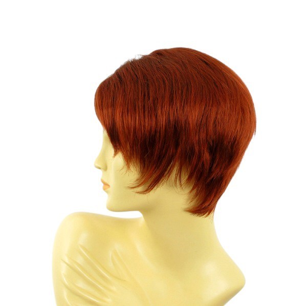 Perruque courte rousse ALICIA ref 350 pour masquer la perte de cheveux - 4