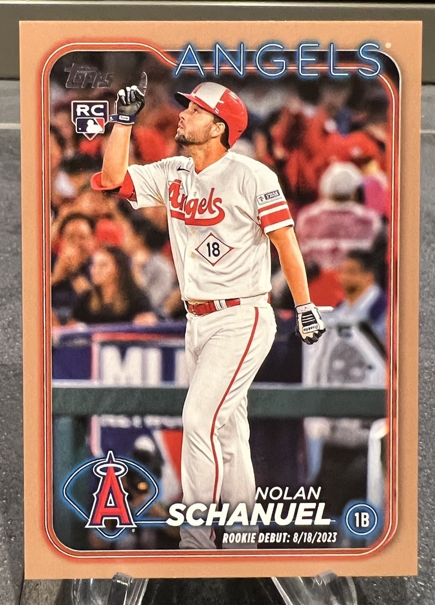 2024 Topps Update #US193 Nolan Schanuel RC Rookie Debut Gold Parallel #/2024
