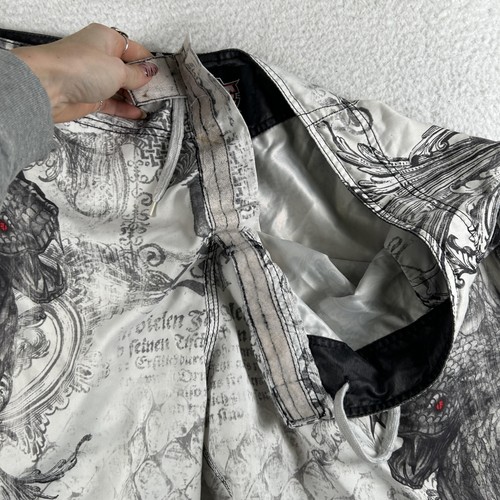 MMA Elite Kampfshorts Herren XL Drachen Grafik Kordelzug Polyester UFC Training - Bild 4 von 14