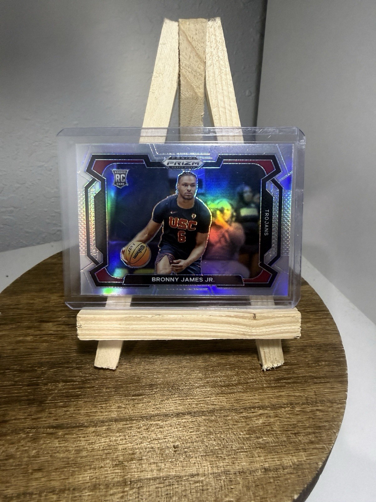2024 Prizm Draft Picks BRONNY JAMES JR Silver Prizm Variation #86 Rookie RC SP