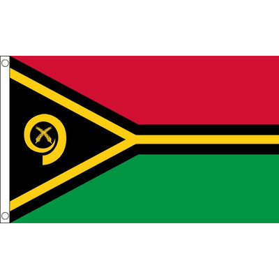 8 Fuß x 5 Fuß RIESIGE Vanuatu National Polyester Banner Drapierung Flagge 