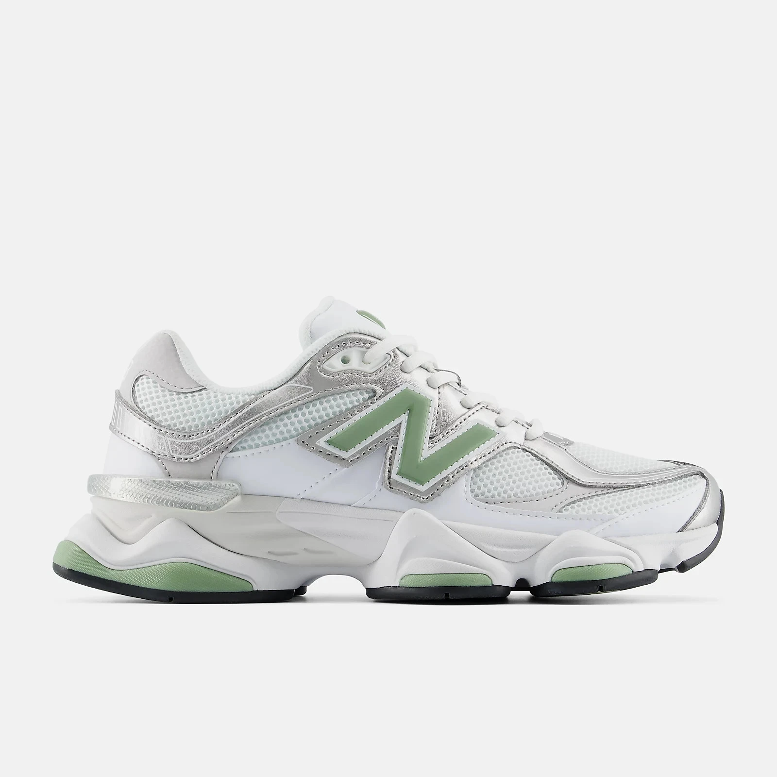 New Balance Unisex 9060 Shoes in WHITE with OREGANO