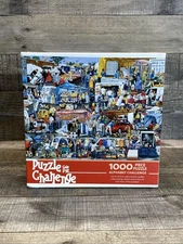 2005 Puzzle Challenge ALPHABET CAR BOOT SALE, 1000 Pc Puzzle Gale Pitt Art NEW
