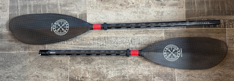 Segla Gear Ultimax Carbon Fiber Kayak Paddle 200-210m, cyprus ikelos style blade