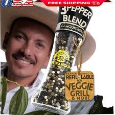 Organic Tri-Color Peppercorns Whole Blend Premium Grinder Gourmet Cooking New