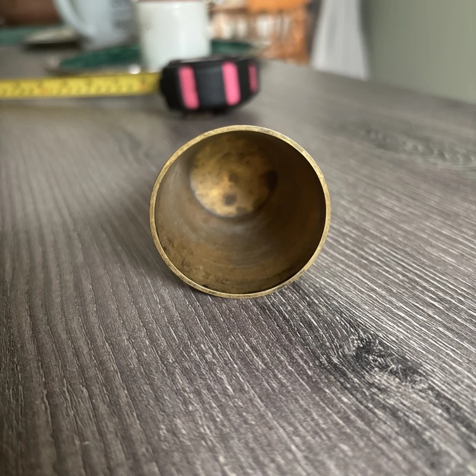 复古黄铜 Lassie Breaker 射击玻璃/水杯手工制作印度巴基斯坦  — 第 3/4 张图片