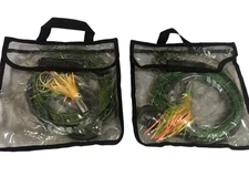 (2) new Complete 7" Albacore Tuna Clone Rigs with leaders, snubbers, carry bags