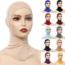 Women Under Scarf Cap Bone Bonnet Ninja Hijab Islamic Neck Cover Muslim Caps