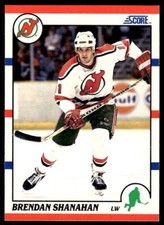 1990 SCORE NHL HOCKEY Trading Card #146 -- Brendan Shanahan, New Jersey Devils