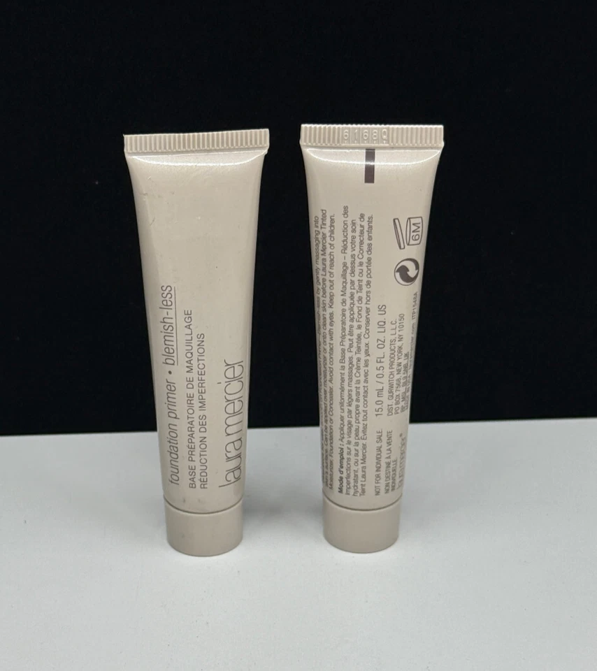 Laura Mercier Foundation Primer Blemish-Less 0.5 oz NW-O BOX LOT OF 2 - Imagem 2 de 4