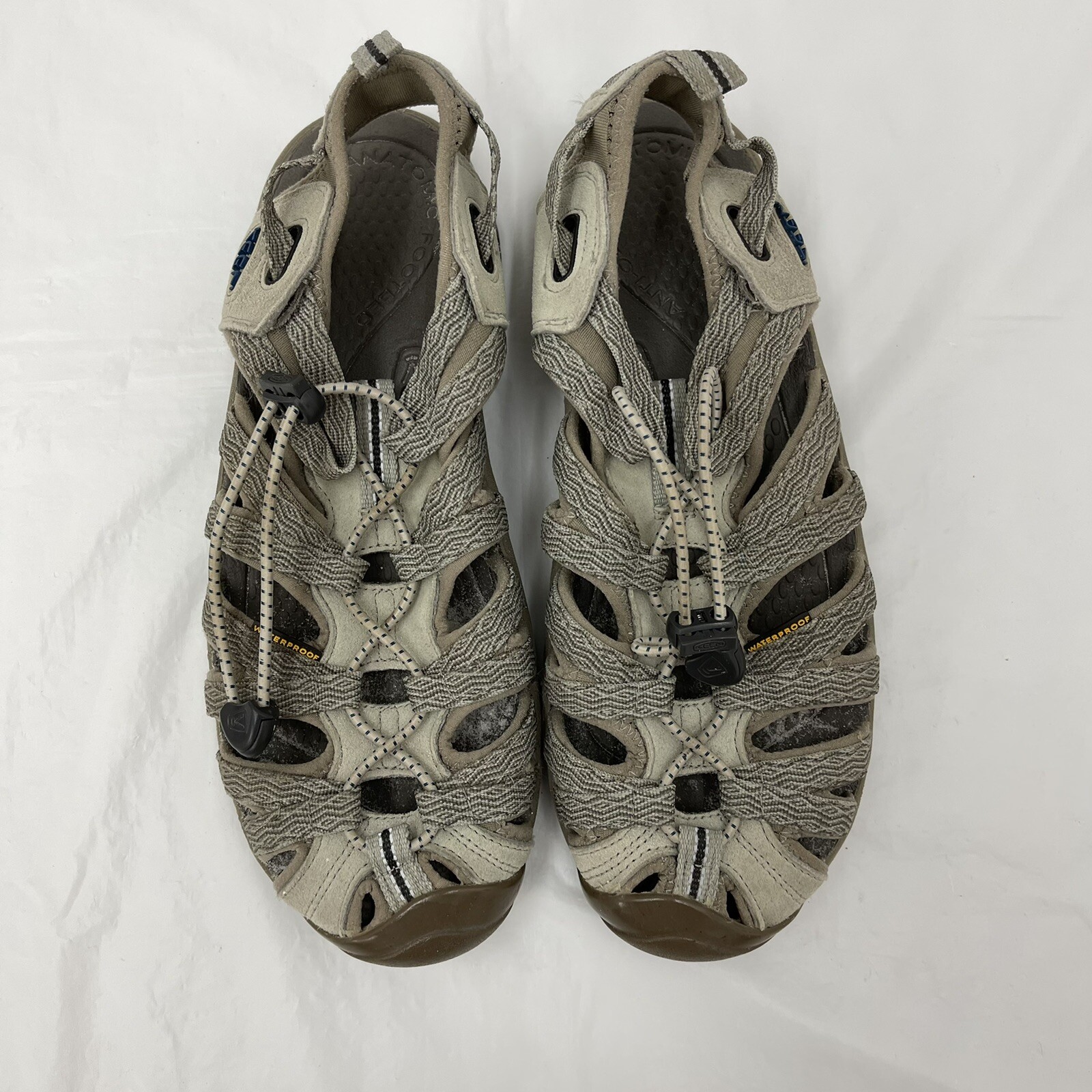 Sandali da trekking grigi da donna Keen taglia 8 scarpe da trekking impermeabili