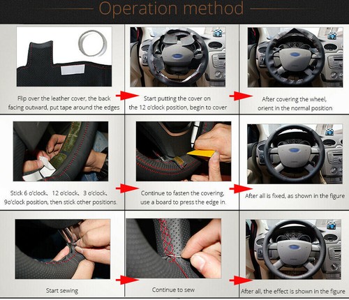 Cubierta de volante Alcantara puntada a mano para BMW G20 G21 F40 F44 G22 G26 G30 - Imagen 11 de 11
