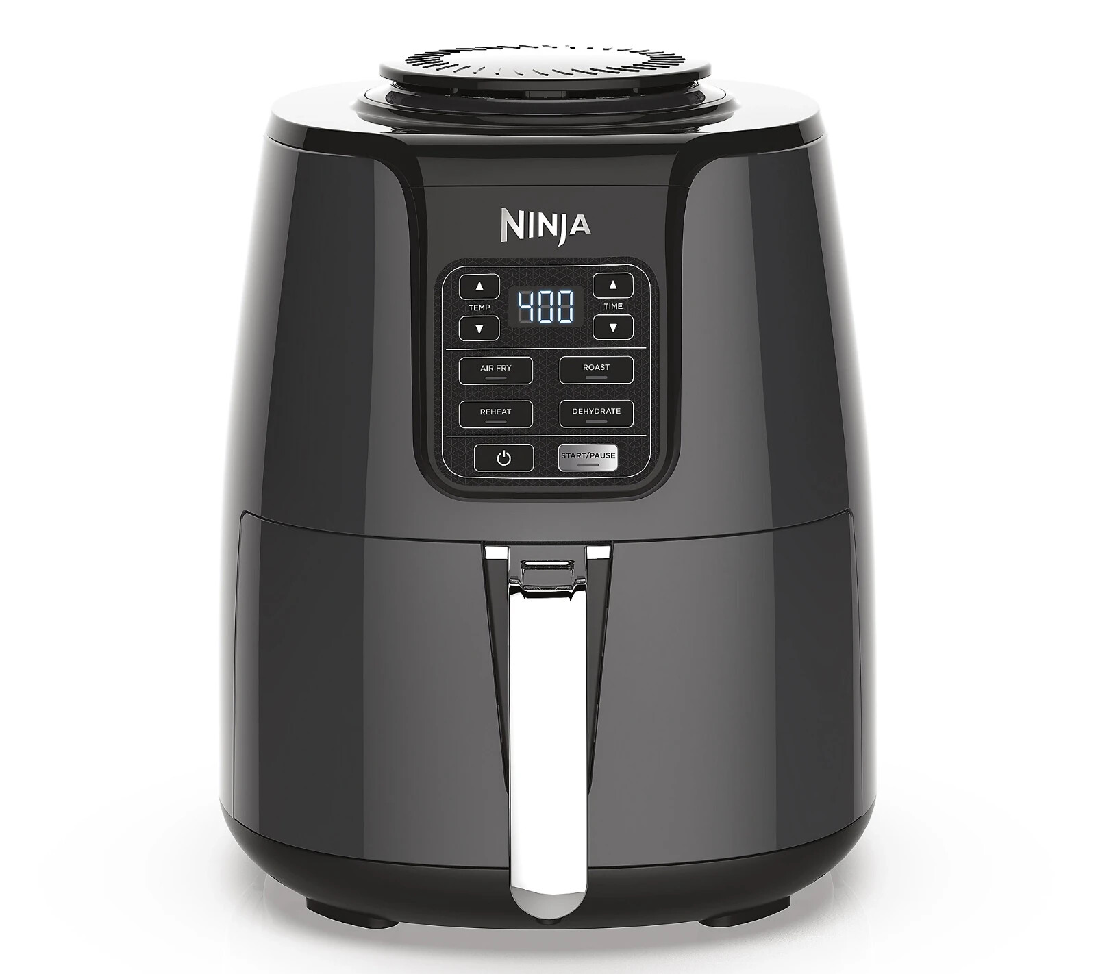 New Ninja AF100WM 4 Quart Air Fryer with Reheat & Dehydrate - Black