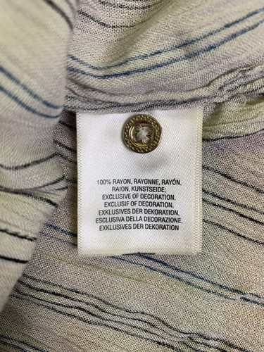 Anthropologie Floreat Northfork Smocked XS Front Long Sleeve Button Down Shirt - Picture 11 of 12