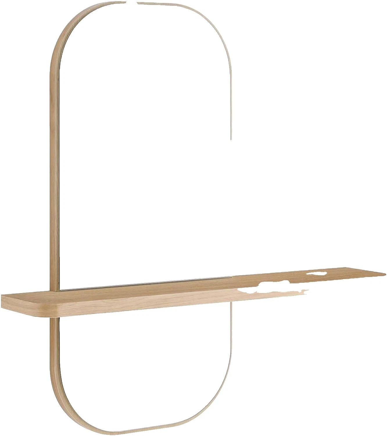 Oak Frame Home Décor Mirrors