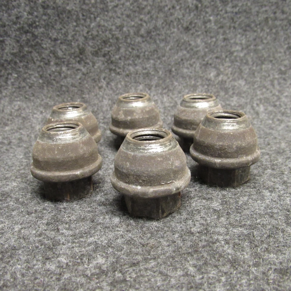 2007-2014 Ford Expedition 6 Metal Lug Nuts Good Used OEM 67257 - Image 2 of 3