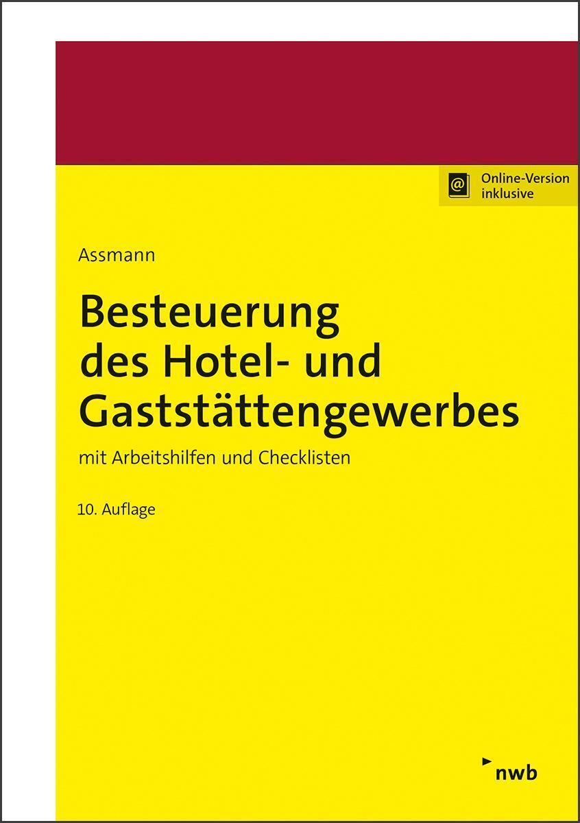 Besteuerung Des Hotel- Und Gaststättengewerbes, Eberhard Assmann