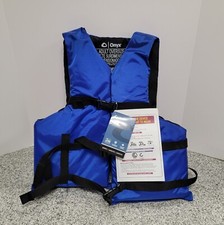 Onyx Nylon General Purpose Life Jacket - Adult Oversize - Blue a-x