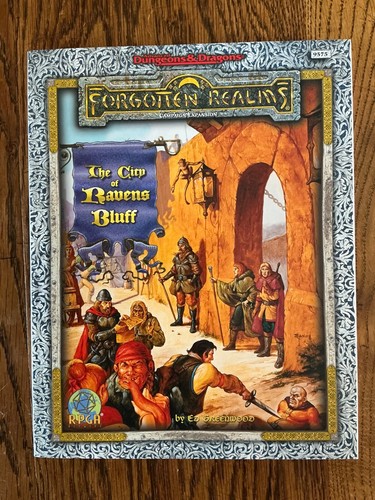 AD&D Forgotten Realms Die Stadt der Raben Bluff mit Karte 9575 TSR 11857