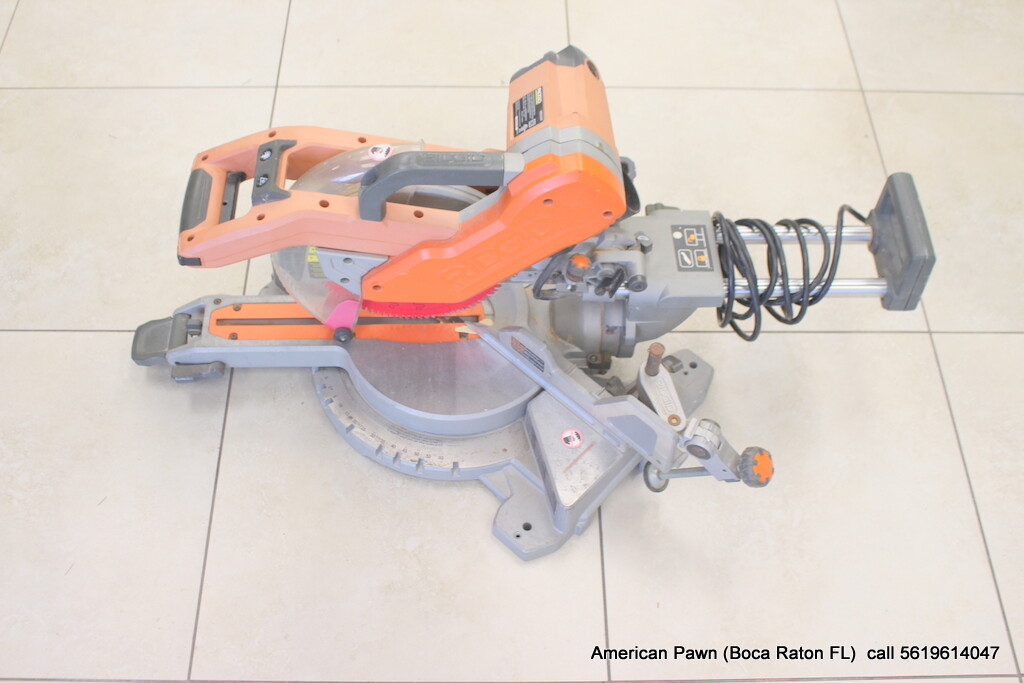RIDGID SLIDING SAW 10" BLADE MODEL MS255SR Dual Bevel Miter Saw with
