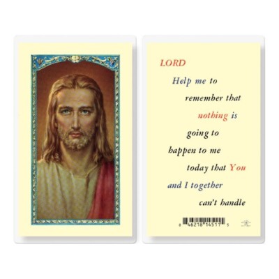 Lord, Help me to Remember Prayer - Laminated Holy Card