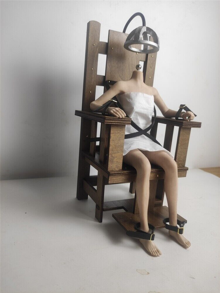 1/6 Wood Electric Chair Scene Props Model Accessories Fit 12inch