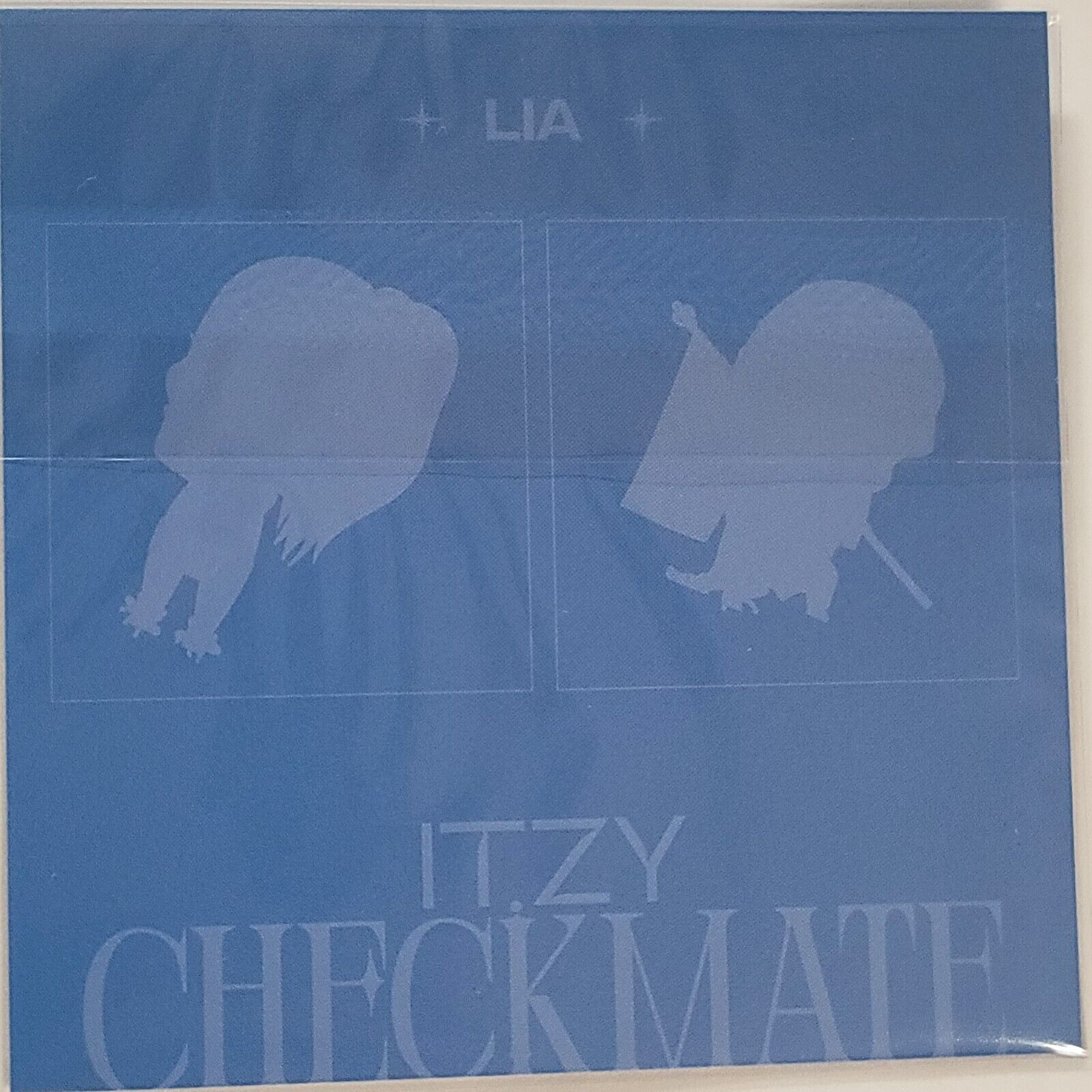 KPOP 2pcs/set ITZY Album CHECKMATE Poster Sticker Wall Sticker