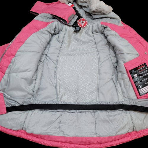 Neu mit Etikett ZeroXposur schwere Snowboardjacke & Stirnband für Mädchen Größe 10/12 pink - Bild 7 von 10