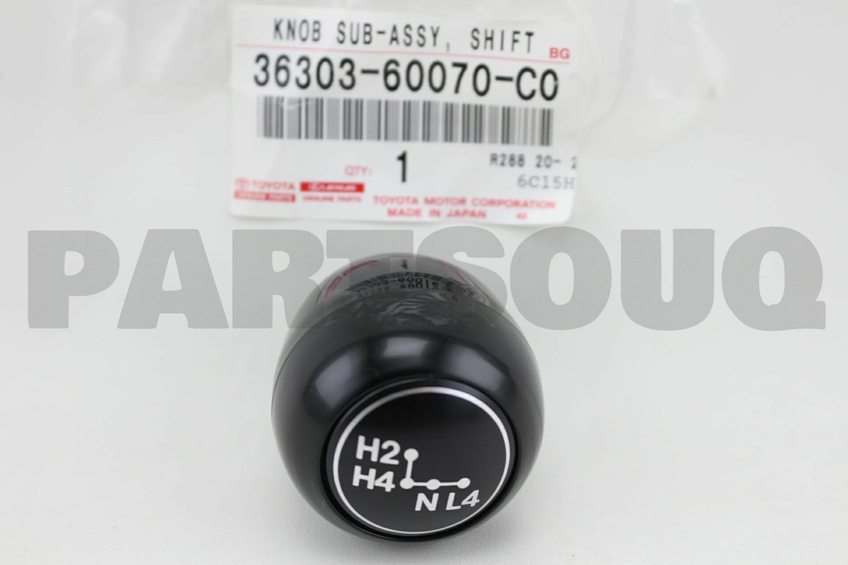 3630360070C0 Genuine Toyota KNOB SUB-ASSY, SHIFT LEVER 36303-60070
