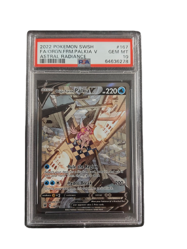PSA 10 Origin Forme Palkia V 167 ALT ART Astral Radiance GEM MINT 2022 