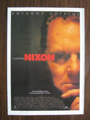 Filmplakatkarte cinema   Nixon    Anthony Hopkins, Joan Allen, Powers Boothe