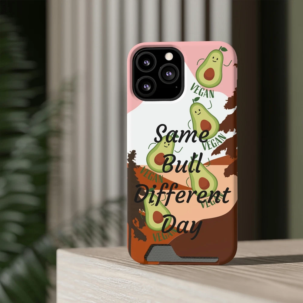 Slim Protective Phone Case with Built-in Card Holder  