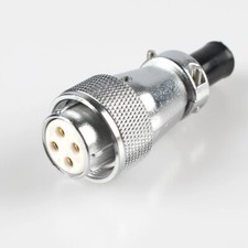 Aviation plug H20-4 Core Ceramic Plug 4 pin for CNC 2.2 KW Spindle Motor