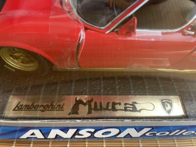 ANSON ランボルギーニ ANSON collectibles 1/18 Lamborghini Miura Red Rare | eBay
