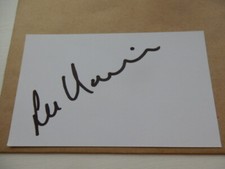 LEE  HARRISON   - ACTIVE / RETIRED PLAYERS - ALL LEAGUES -AUTOGRAPHED CARD